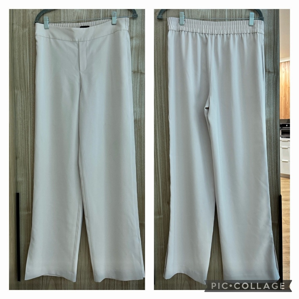 THEORY Pull on Wide Leg Trousers Sz 8